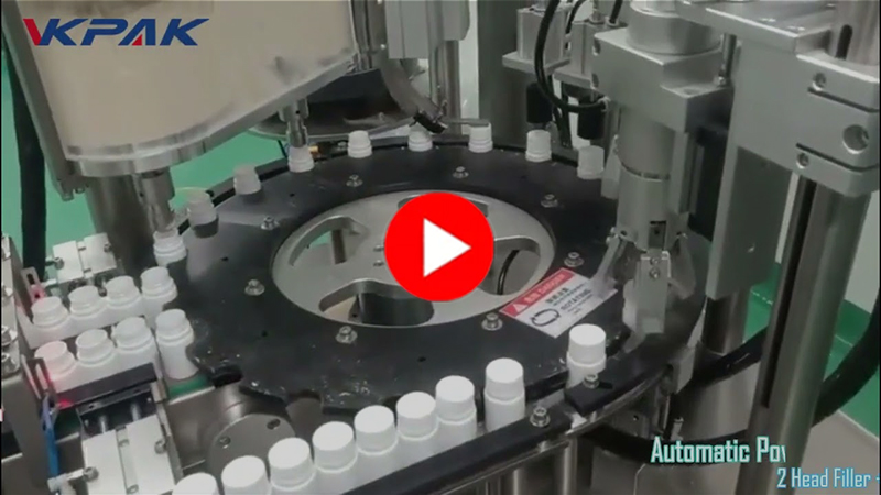 Monoblok mašina za punjenje i zatvaranje boca praha