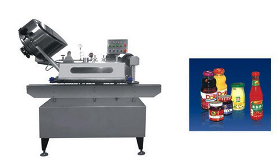 Button-controlled system glass Jar twist off Steam Capper equipment vacuum capping machine for sauce Vakuumska mašina za zatvaranje twist off.jpg