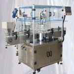 Oprema za zatvaranje rotirajućih plastičnih boca za sok s elevatorom s poklopcem