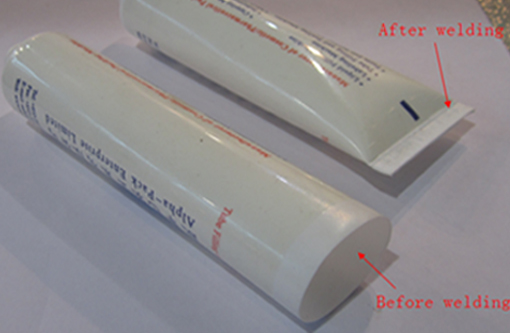 welding samples by ultrasonic tube sealer uzorci zavarivanja ultrazvučnim zavarivačem cijevi.jpg